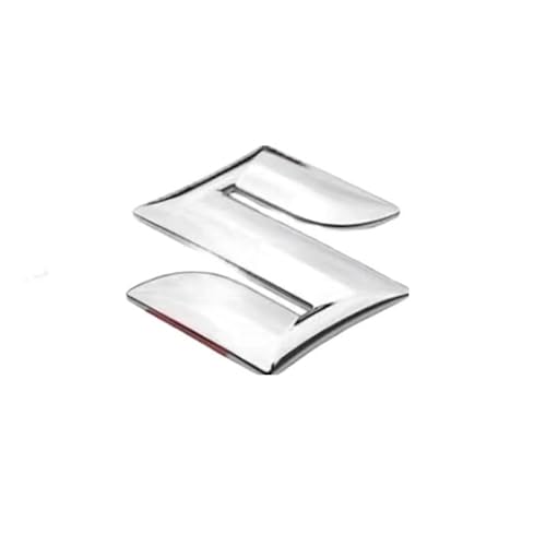 WYNONE Auto Logo Emblem für Suzuki Swift 2013-2017, Selbstklebend Emblem Wasserdicht Badge Aufkleber Hitzebeständig Zeichen Langlebig Logo Klebefolie,A (8cm von WYNONE