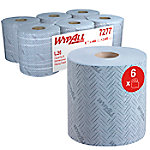 WYPALL Wischtuchrolle L20 2-lagig Zentralentnahme Blau 6 Rollen à 400 Blatt von WYPALL