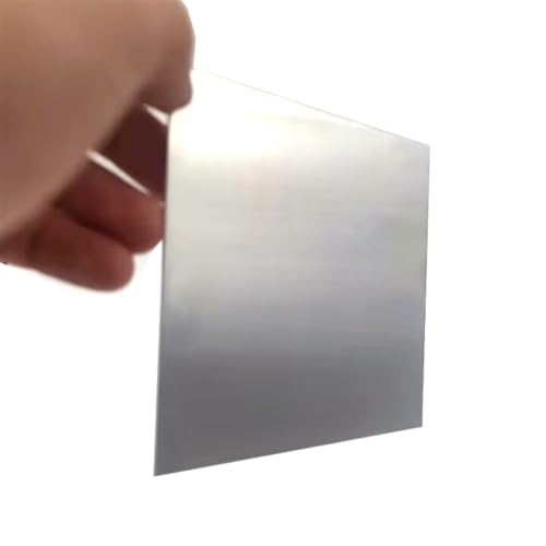 Aluminiumblech, 1060 Aluminiumblech 1–5 mm, 100 x 100 mm, 200 x 200 mm, Packung mit mehreren Größen for Maschinenteile(5Mm*100 * 100 2Pcs) von WYQXTY