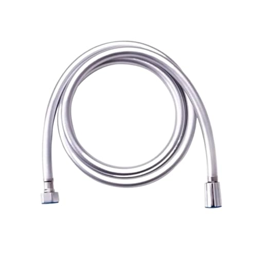 Ersatz-Duschschlauch, 1,5 m PVC-Duschschlauch for Badezimmer, mehrfarbig(Silver) von WYQXTY