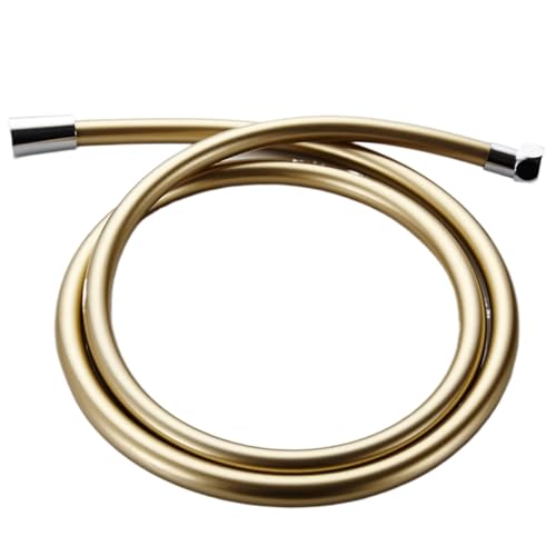 Ersatz-Duschschlauch, PVC-Brauseschlauch, mehrfarbig, 1,5–3,0 m(Gold,200cm) von WYQXTY