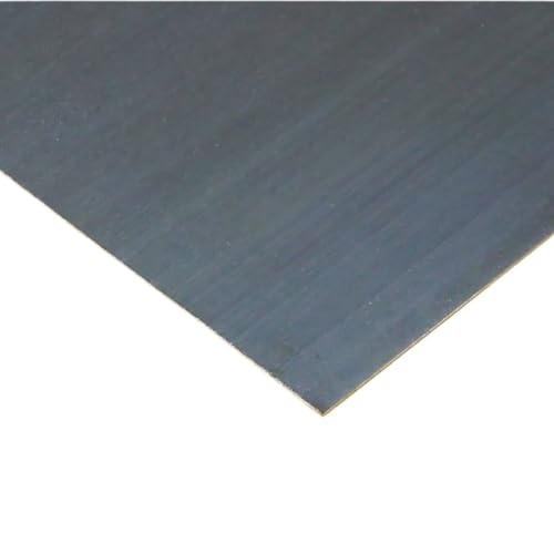 Federstahlblech aus Mangan, 65Mn abgeschrecktes Federstahl-Metallfolienblatt 500mm Länge Mehrere Größen for CNC DIY(0.7 x 200 x 500mm) von WYQXTY