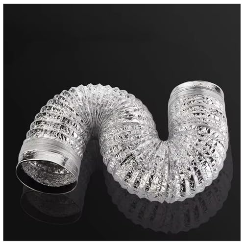 Flexible Aluminiumfolien-Luftkanäle, Flexibler Kanalschlauch aus Aluminiumfolie mit Klemme for Belüftungssysteme in mehreren Größen(3.0m,250mm) von WYQXTY