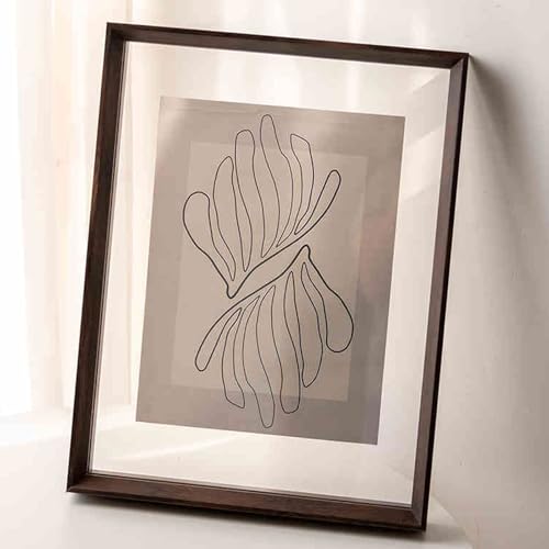 Fotorahmen, Holzrahmen, Doppelseitiger transparenter Bilderrahmen aus Holz und Acryl, mehrfarbig, mehrere Größen(Black Walnut Color,Square 12-inch) von WYQXTY