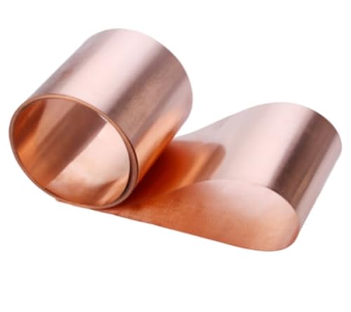 Kupferblechfolie, 1 Stück Dicke 0,05 mm bis 0,3 mm x 10 mm bis 50 mm x 1000 mm(0.2x40x1000mm) von WYQXTY