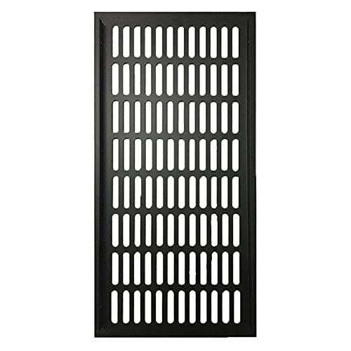 Lüftungsgitterabdeckung, 200 mm breite Lüftungsgitter aus Aluminiumlegierung zur Kühlung und Belüftung(Black 200X600 Mm) von WYQXTY