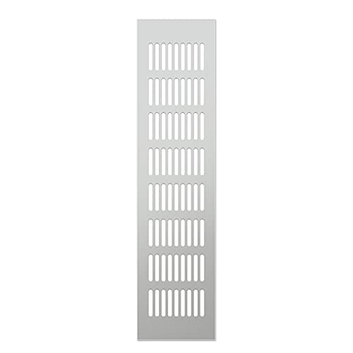 Lüftungsgitterabdeckung, 200 mm breite Lüftungsgitter aus Aluminiumlegierung zur Kühlung und Belüftung(Silver 200X500 Mm) von WYQXTY