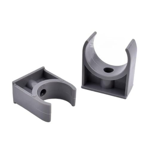 PVC-U-förmige Rohrschellen, Kunststoff-Rohrclip, PVC, U-förmiger Rohrschellenhalter, 20–75 mm, 5er- oder 20er-Pack(1Piece 40mm) von WYQXTY