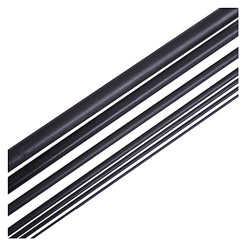 Rundrohr aus Kohlefaser, 3K Carbon Fiber Stangen for Seil Barrieren Warteschlange Barriere Pack Von 16 500mmx(1-16) mm(500x15mm) von WYQXTY