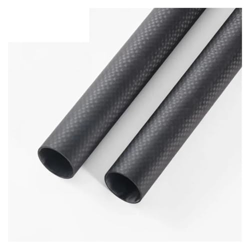 Rundrohr aus Kohlefaser, 3K-Rollenumwickeltes Kohlefaserrohr, 1000 mm Länge, 1 mm Wandstärke, 5–35 mm Außendurchmesser, mehrere Größen(16x14x1000mm) von WYQXTY