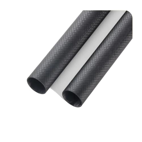 Rundrohr aus Kohlefaser, 3K-Rollenumwickeltes Kohlefaserrohr, Länge 500 mm, Wandstärke 2 mm, mehrere Größen(22x18x500mm) von WYQXTY