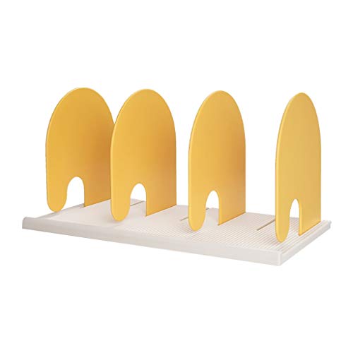 WYQXTY Magazinhalter aus Kunststoff, Schreibtischregal, Akten- und Buch-Organizer, mehrfarbig(A) von WYQXTY