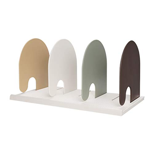 WYQXTY Magazinhalter aus Kunststoff, Schreibtischregal, Akten- und Buch-Organizer, mehrfarbig(E) von WYQXTY