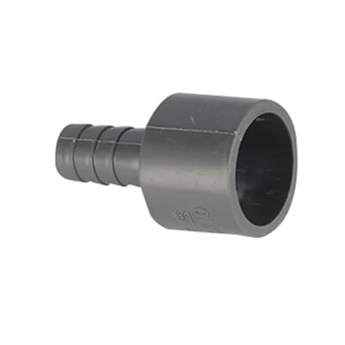 WYQXTY PVC-Rohrverbindungsstücke, 2 Pcs Stacheldraht PVC Gerade Reduzierung Stecker 20mm Auf 8-18mm Multicolor for Aquarium(Grey,20mm to 10mm) von WYQXTY