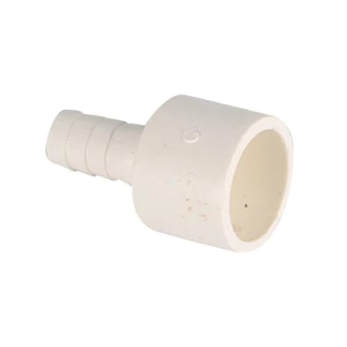 WYQXTY PVC-Rohrverbindungsstücke, 2 Pcs Stacheldraht PVC Gerade Reduzierung Stecker 20mm Auf 8-18mm Multicolor for Aquarium(White,20mm to 12mm) von WYQXTY