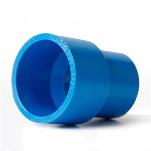 WYQXTY PVC-Rohrverbindungsstücke, Blauer gerader Reduzierverbinder aus PVC, mehrere Größen, Bewässerungswasserschlauchadapter(75-63mm) von WYQXTY