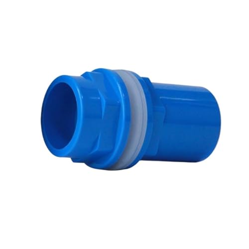 WYQXTY PVC-Rohrverbindungsstücke, Gerader Verbinder for PVC-Rohre for Aquarien, Mehrfarbig, ID 20–50 mm(Blue,ID 32mm) von WYQXTY