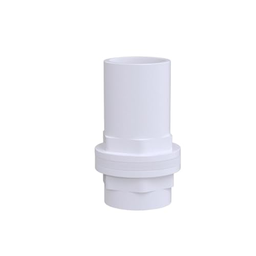 WYQXTY PVC-Rohrverbindungsstücke, Gerader Verbinder for PVC-Rohre for Aquarien, Mehrfarbig, ID 20–50 mm(White,ID 20mm) von WYQXTY