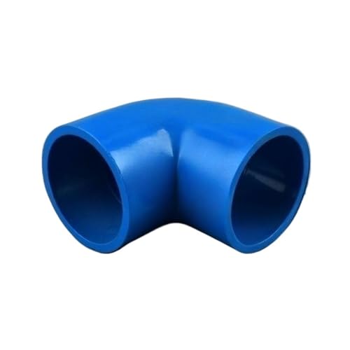 WYQXTY PVC-Rohrverbindungsstücke, PVC 90 Grad Winkelstück for Aquarium und Gartenbewässerung Multicolor 16–75 mm(Blue,32mm) von WYQXTY
