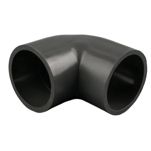 WYQXTY PVC-Rohrverbindungsstücke, PVC 90 Grad Winkelstück for Aquarium und Gartenbewässerung Multicolor 16–75 mm(Grey,25mm) von WYQXTY
