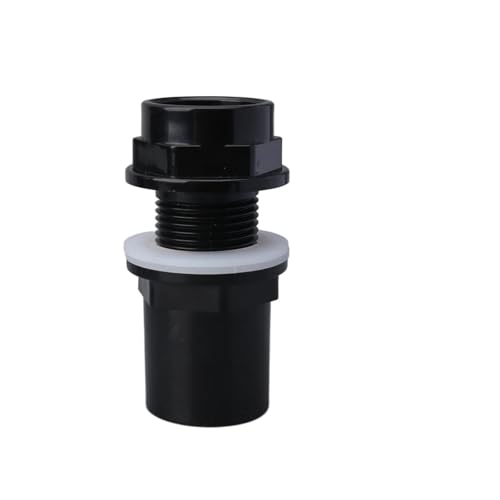 WYQXTY PVC-Rohrverbindungsstücke, PVC-Abflussrohrverbinder for Aquarium, Gartenbewässerung, schwarz, 20–50 mm(32mm) von WYQXTY