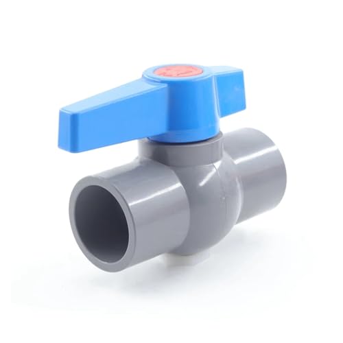 WYQXTY PVC-Rohrverbindungsstücke, PVC-Wasserrohr-Kugelhahn-Anschluss for Aquarium-Gartenbewässerung, mehrere Größen(I.D 40mm) von WYQXTY