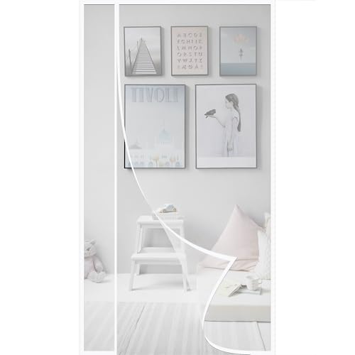 Fliegengitter Fenster Magnet 145x230cm Professionell Magnetvorhang Insektenschutz Ein Design das offen bleibt halten Luftzirkulation weiß Fliegengitter Fenster Magnet 145x230cm Professionell Magnetvorhang Insektenschutz Ein Design das offen bleibt halten Luftzirkulation weiß von WYRHT