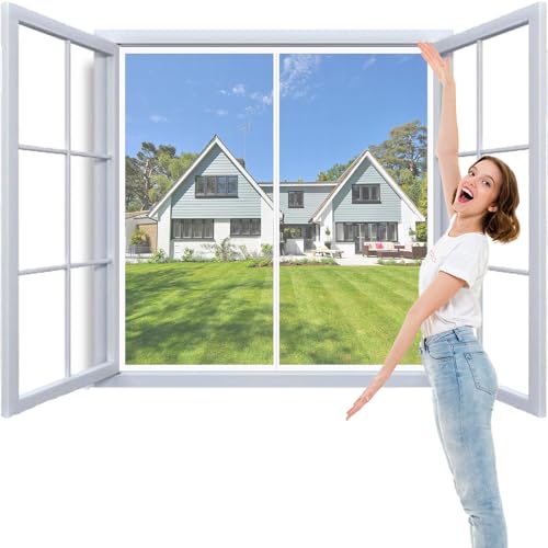 Fliegengitter Fenster Magnet 70x185cm Winddicht Magnetvorhang Magnetische Moskitonetz Vorhang Insektenschutz Selbstklebend Hält Insekten draußen Nicht Kürzbar weiß Fliegengitter Fenster Magnet 70x185cm Winddicht Magnetvorhang Magnetische Moskitonetz Vorhang Insektenschutz Selbstklebend Hält Insekten draußen Nicht Kürzbar weiß von WYRHT