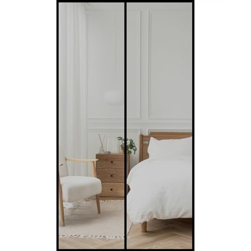Fliegengitter Tür 85x205cm Insektenschutz Balkontür Fliegenvorhang Magnetvorhang mit Selbstklebendes Klettband Ohne Bohren Hält Insekten draußen Schwarz Fliegengitter Tür 85x205cm Insektenschutz Balkontür Fliegenvorhang Magnetvorhang mit Selbstklebendes Klettband Ohne Bohren Hält Insekten draußen Schwarz von WYRHT