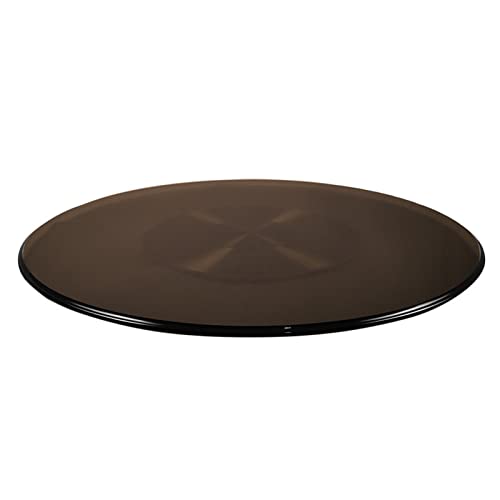 WYRMB Runder, um 360 ° drehbarer Drehteller, Robustes Drehtablett für Esstisch, drehbares Serviertablett aus gehärtetem Glas, Lazy Susan-Esstisch-Drehtablett, Glas-Servierplatt von WYRMB