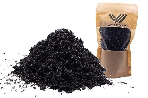 WYSKONT Aquarium Kies Schwarz - Aquarium-Sandkies 5 kg – 0,6-1,2 mm – Aquarium Kies - Aquarium Deko – Aquarium Bodengrund - Quarzsand - Aquarium Dekoration von WYSKONT