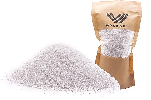 WYSKONT Dolomit Sand für Aquarien 15 kg - Natursubstrat und Dekoration für Aquarien - geeignet für Malawi und Tanganyika Biotypen - sicher für lebende Organismen - weiße Körnung 1-1,5 mm von WYSKONT