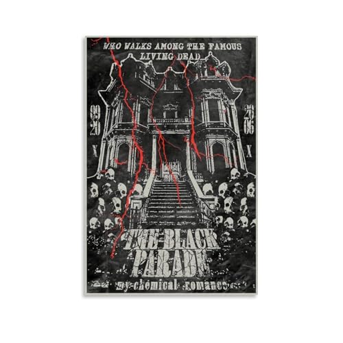WYTKJMMC My Chemical Romance Poster, ästhetischer Leinwand-Kunstdruck, Heimdekoration für Schlafzimmer, Wohnzimmer, 20 x 30 cm, ungerahmter Stil von WYTKJMMC