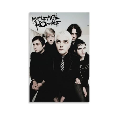 WYTKJMMC My Chemical Romance Poster, ästhetischer Leinwand-Kunstdruck, Heimdekoration für Schlafzimmer, Wohnzimmer, 30 x 45 cm, ungerahmter Stil von WYTKJMMC