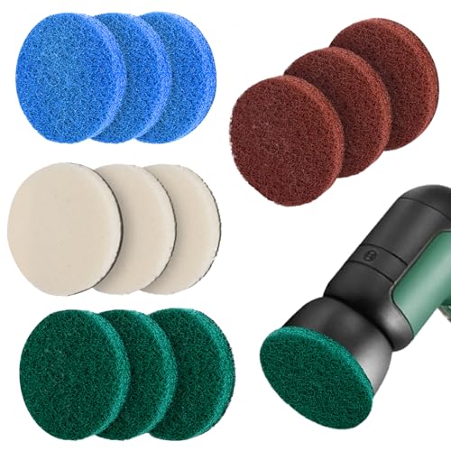12Stks Reinigungsbürsten Kompatibel mit Bosch Home and Garden Set, Mikrofaserpad Schaumstoffpad Aufsatz für Bosch 6033, Hochleistungspad Universal Akku Reinigungspad für Bosch Dremel Versa PC10 12Stks Reinigungsbürsten Kompatibel mit Bosch Home and Garden Set, Mikrofaserpad Schaumstoffpad Aufsatz für Bosch 6033, Hochleistungspad Universal Akku Reinigungspad für Bosch Dremel Versa PC10 von WYTNB