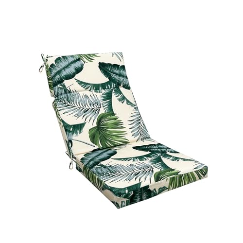 WYWY Liegenauflage Outdoor,wasserdichtes, faltbares Schaukelstuhlkissen mit Riemen, Ersatz-Sitzkissen für Terrassenmöbel oder Esszimmerstühle(Farbe13) von WYWY