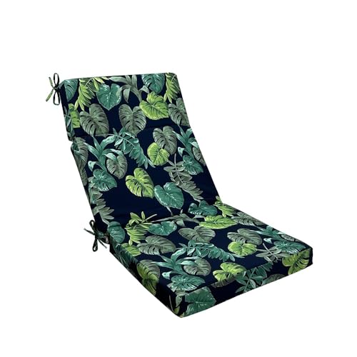 WYWY Liegenauflage Outdoor,wasserdichtes, faltbares Schaukelstuhlkissen mit Riemen, Ersatz-Sitzkissen für Terrassenmöbel oder Esszimmerstühle(Farbe14) von WYWY