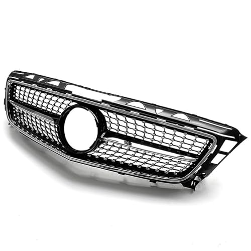 WYXFCBF Auto Front Kühlergrill für Mercedes Benz CLS Class W218 CLS300 CLS350 2011 2012 2013 2014, Frontstoßstange Kühlergrille Radiator Grille, Auto Tuning Zubehör,Black von WYXFCBF