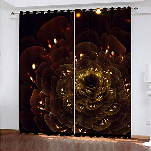 Verdunkelungsvorhänge Thermo Gardinen Blickdicht mit Ösen 3D 2er set Akustik UV Schutz Vorhang Deko Wohnzimmer Schlafzimmer Kinderzimmer Jugendzimmer 2 Stück x 132 Breite x 200 cm Höhe Schwarz & Blume Verdunkelungsvorhänge Thermo Gardinen Blickdicht mit Ösen 3D 2er set Akustik UV Schutz Vorhang Deko Wohnzimmer Schlafzimmer Kinderzimmer Jugendzimmer 2 Stück x 132 Breite x 200 cm Höhe Schwarz & Blume von WYXWZ