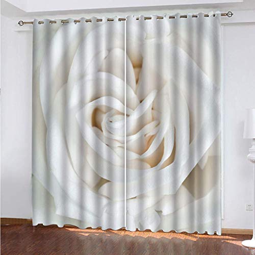 WYXWZ Verdunkelungsvorhänge Thermo Gardinen Blickdicht mit Ösen 3D 2er Set Akustik UV Schutz Vorhang Deko Wohnzimmer Schlafzimmer Kinderzimmer Jugendzimmer 2 Stück x 168 B x 229 cm H Rose Blume WYXWZ Verdunkelungsvorhänge Thermo Gardinen Blickdicht mit Ösen 3D 2er Set Akustik UV Schutz Vorhang Deko Wohnzimmer Schlafzimmer Kinderzimmer Jugendzimmer 2 Stück x 168 B x 229 cm H Rose Blume von WYXWZ