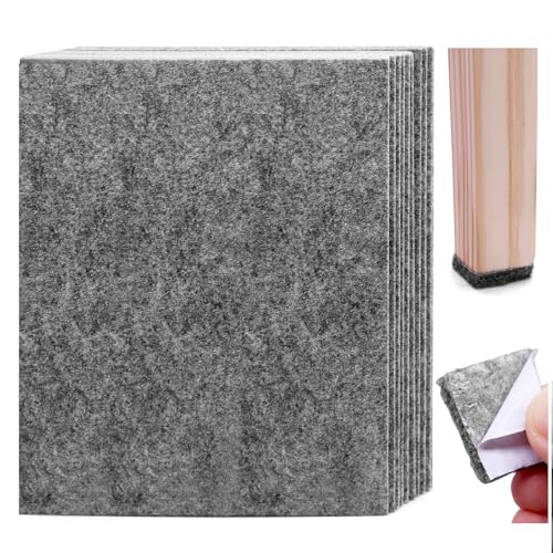 WYYFXY® 10 Stück Filzgleiter Selbstklebend 4mm, 20×16cm Möbelgleiter Filz Filzgleiter für Stühle Filzmatte Selbstklebend zum Zuschneiden Klebefilz für Möbelfüße Dekorationen Stuhlgleiter von WYYFXY