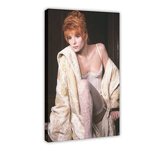 WYYXF Leinwandbild Mylene Farmer 7 Leinwand Wandkunst Wohnzimmer Poster Schlafzimmer Dekor Malerei ohne Rahmen (50 x 70 cm) von WYYXF