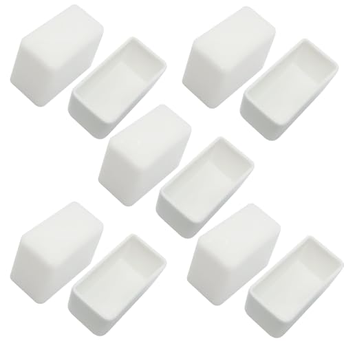 Flache weiße Endkappen für Unistrut K, 3,8 cm × 33,5 cm, langlebige Kunststoff-Schutzabdeckungen, kurze Sicherheitskappen für Elektro-, HVAC- und Industrierahmen, 10 Stück Flache weiße Endkappen für Unistrut K, 3,8 cm × 33,5 cm, langlebige Kunststoff-Schutzabdeckungen, kurze Sicherheitskappen für Elektro-, HVAC- und Industrierahmen, 10 Stück von WYZBEN
