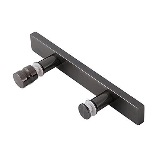 WYZDCP Dusche Türknauf Schwarze Türgriff für Gleitglastüren Duschtürgriff Loch Mittellige Abstand 145mm Badezimmertürknöpfe WYZDCP Dusche Türknauf Schwarze Türgriff für Gleitglastüren Duschtürgriff Loch Mittellige Abstand 145mm Badezimmertürknöpfe von WYZDCP