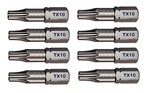 Profi Torx Tx10 Bit 8 St. Torx Bits Tx10 mit Mehrfachkaufrabattierung von WZ-Gatze