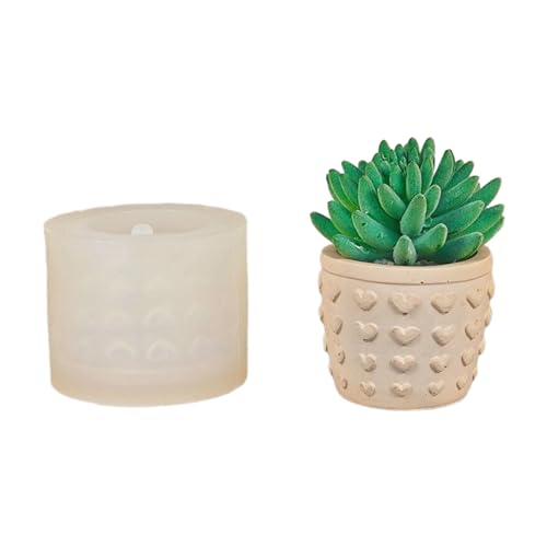3d Relief Herz Vase Form Sukkulente Blumentöpfe Silikonform Für Handwerks Einzigartiger Pflanzer Kerzenhalter Gips von WZBHCZLJ