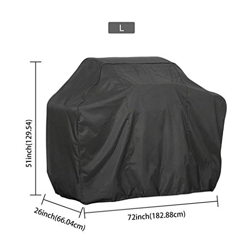 Barbecue Abdeckung Gasgrill Deckt Mit Großer Grillabdeckung BBQ Grillabdeckung Wasserdichtes Polyesterfasermaterial Für Grill von WZBHCZLJ