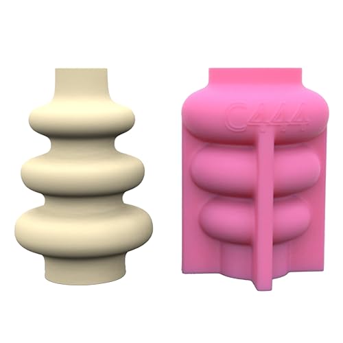 Blumentopf Silikonform Sukkulenten Beton Blumentopf Vase Gipszement Formformform Kerzenhalter Form Form von WZBHCZLJ