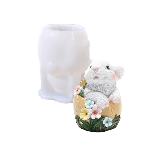 Home Dekoration Schimmel Silikon Ornament Form Kaninchen Figurförmiger Schreibtisch Adorment Form Schmuck Handwerk Werkzeug von WZBHCZLJ