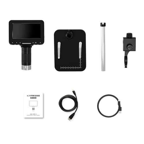 LCD Digitalmikroskop 4.3 Zoll Bildschirm 720p Video Recorder 1-1000X Vergrößerungsmikroskop Vergrößerungs PC Ansicht LCD Digitalmikroskop 4.3 Zoll Bildschirm 720p Video Recorder 1-1000X Vergrößerungsmikroskop Vergrößerungs PC Ansicht von WZBHCZLJ